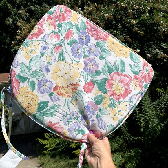 3pc Floral Chair Pads Set - Picture 6 of 9